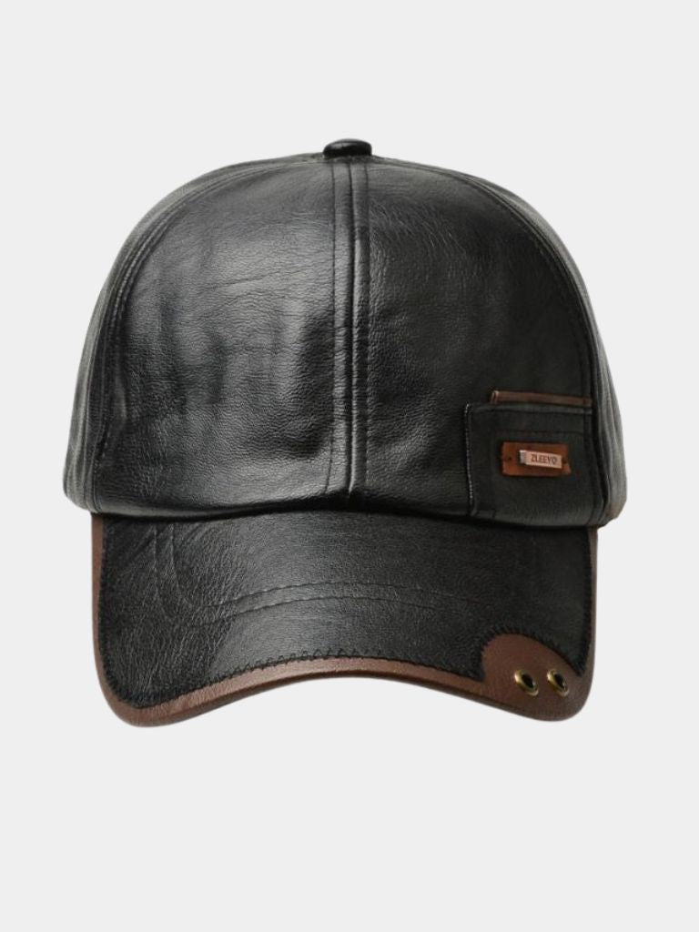 Rustic Crown Leather Cap - Dalton & Rowe