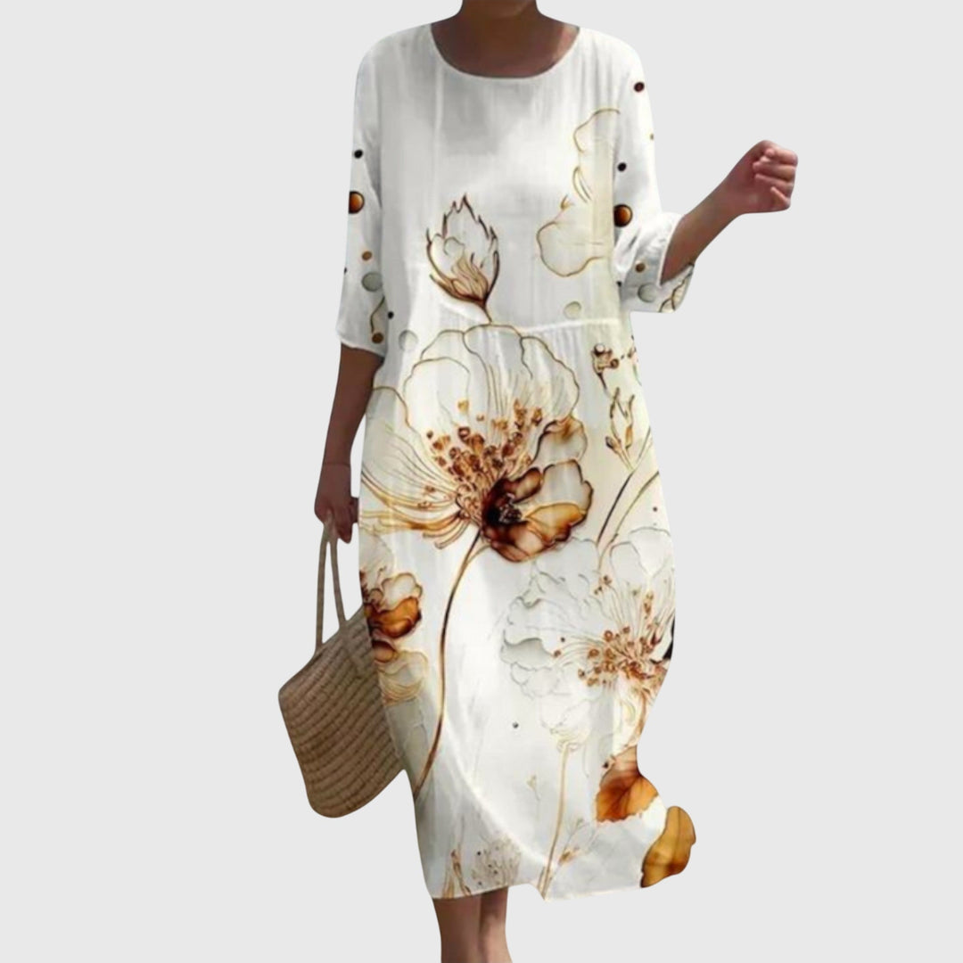 Rosalie | Vestido Maxi Floral Suave