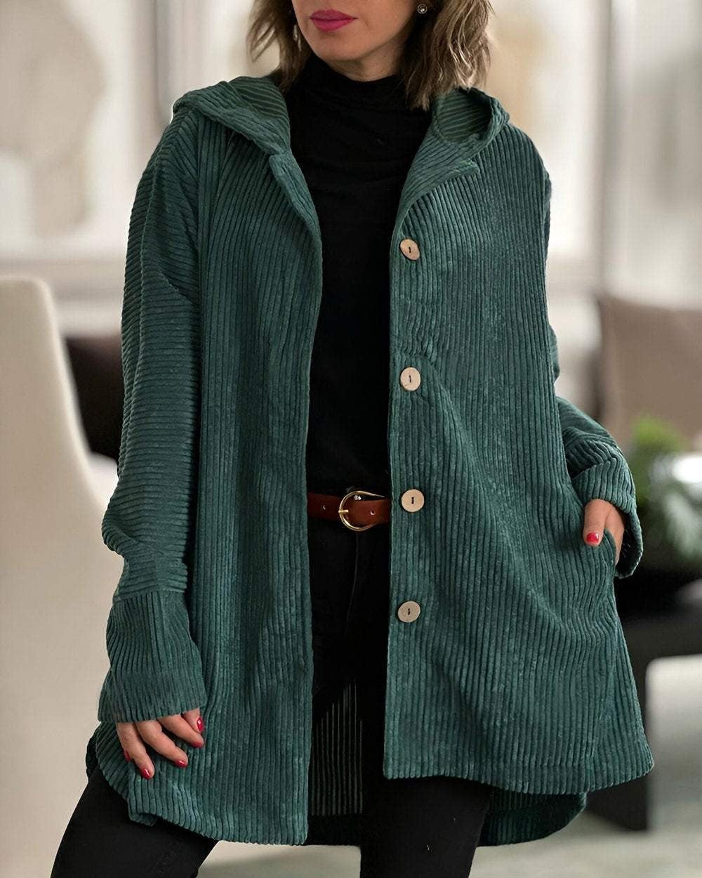 Cordia - Chaqueta Acogedora Elegante
