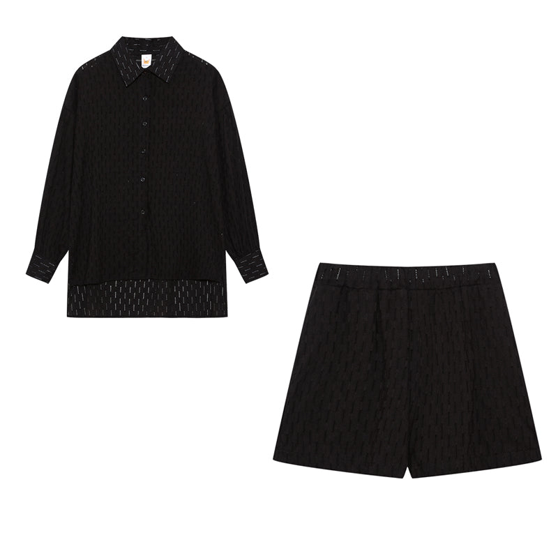 Elizabeth - Conjunto de Camisa y Shorts Ligeros