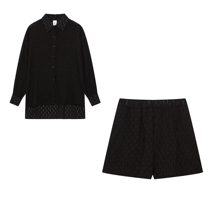 Elizabeth - Conjunto de Camisa y Shorts Ligeros
