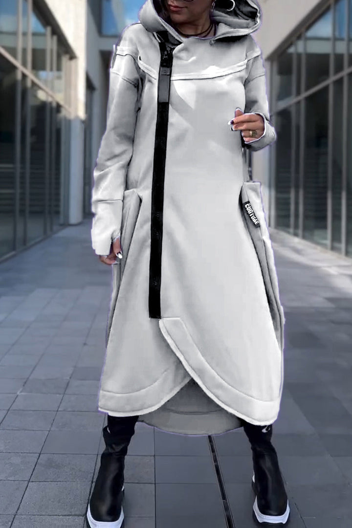Hildegard - Vestido con Capucha Casual