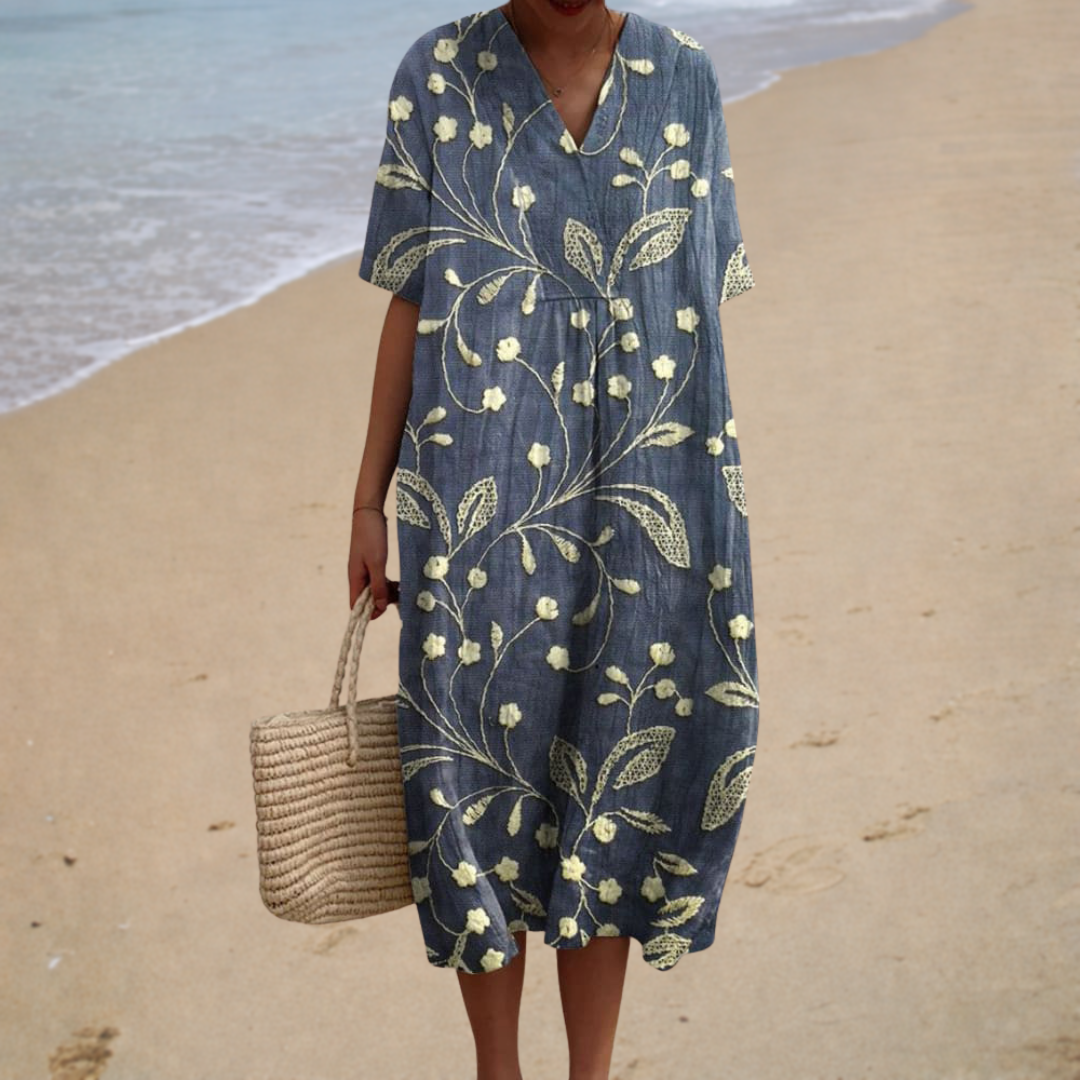 Élora | Vestido Midi Bohémien