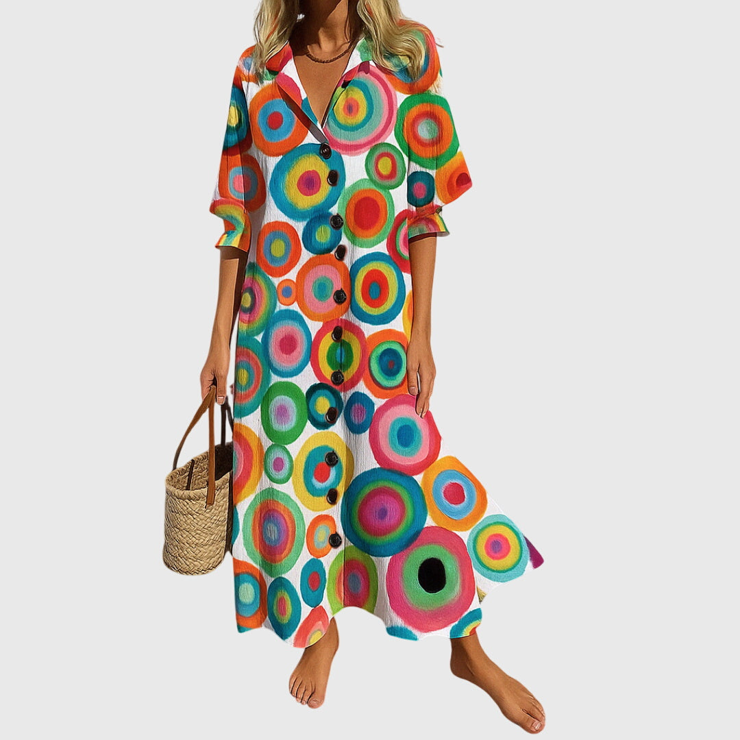 Hortense | Vestido Maxi Impreso Floral
