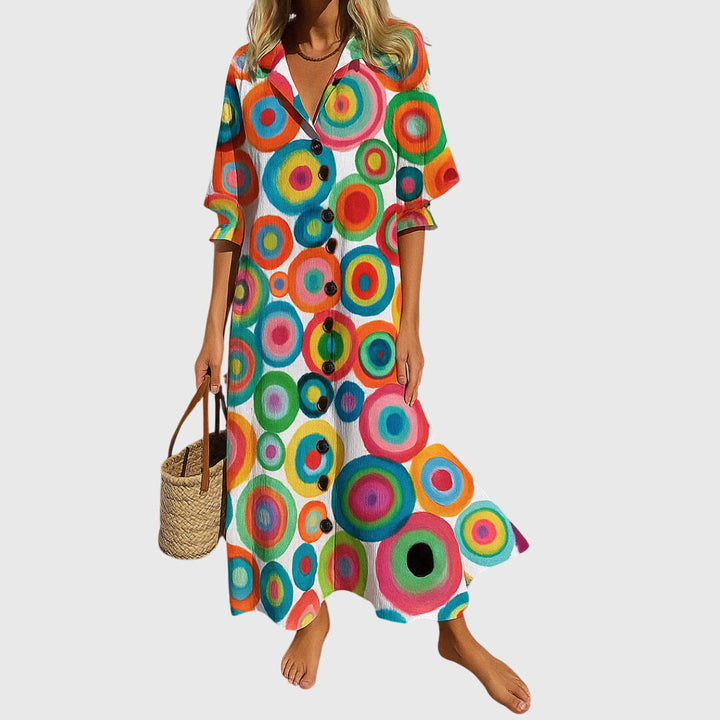 Hortense | Vestido Maxi Impreso Floral