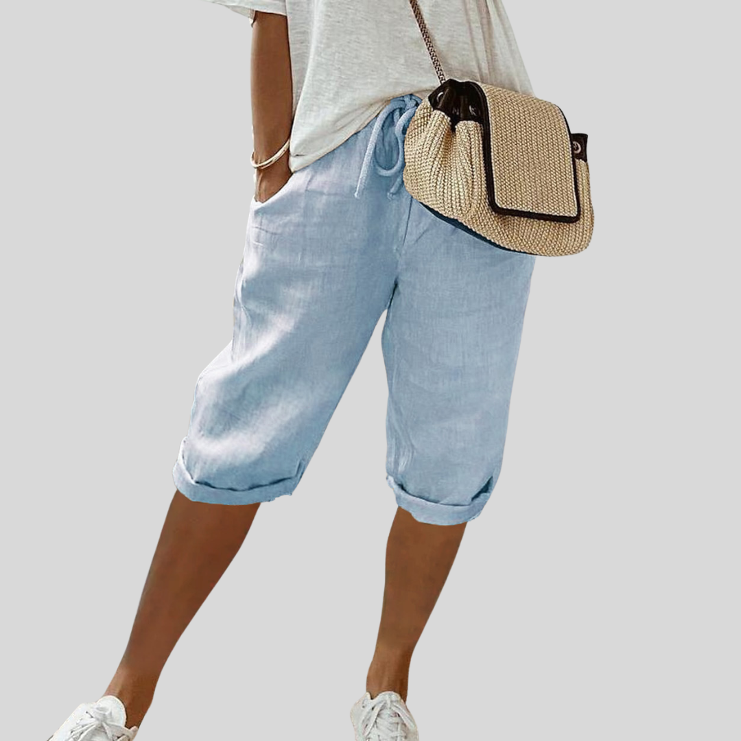 Audrey | Pantalón Corto Casual de Verano Ligero