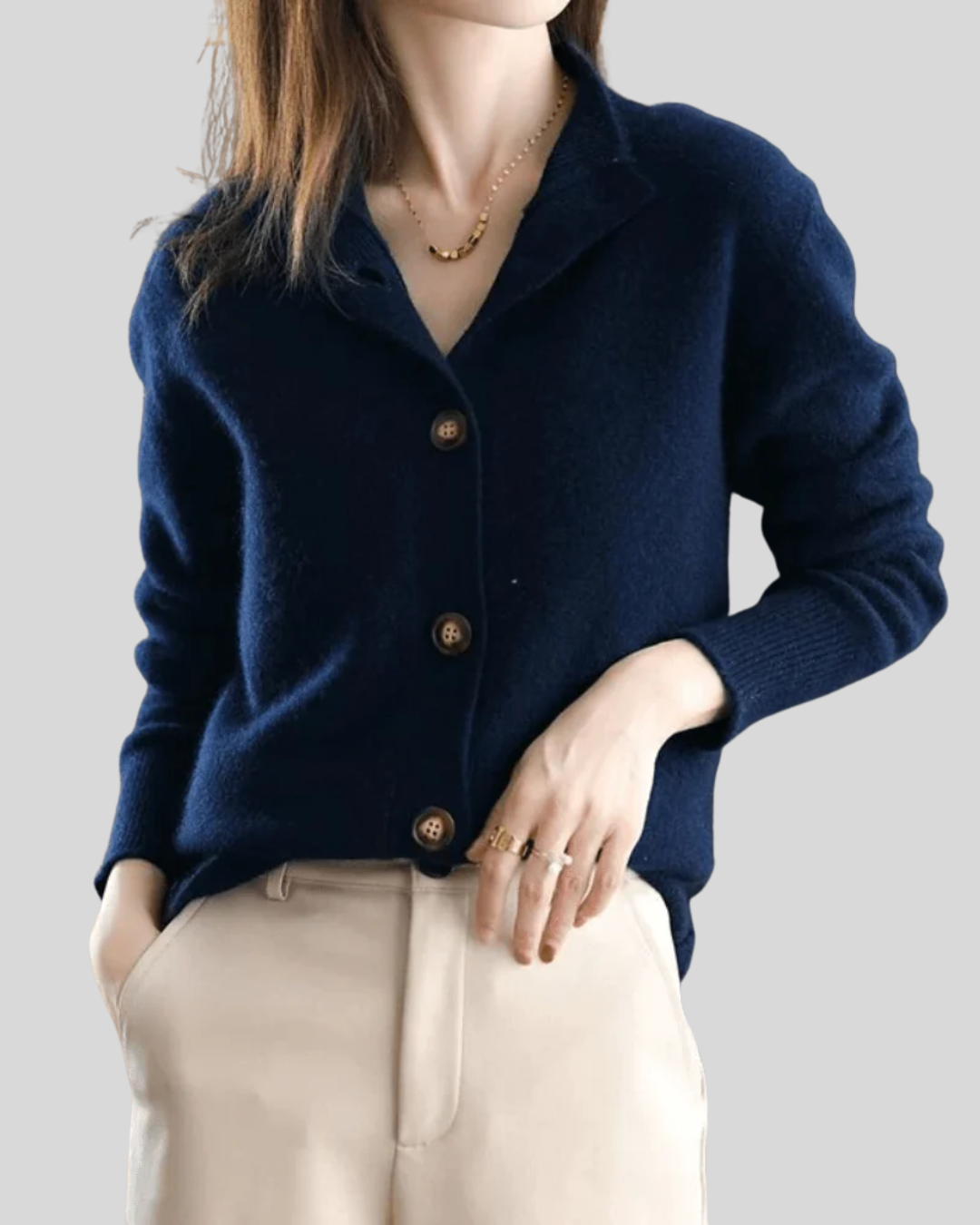 Adèle | Cárdigan Chic con Botones