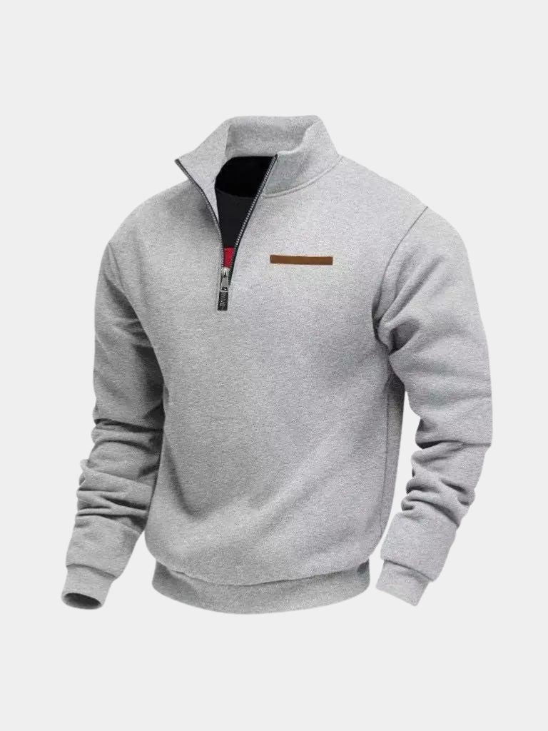 Slate Urban High Collar Pullover - Dalton & Rowe