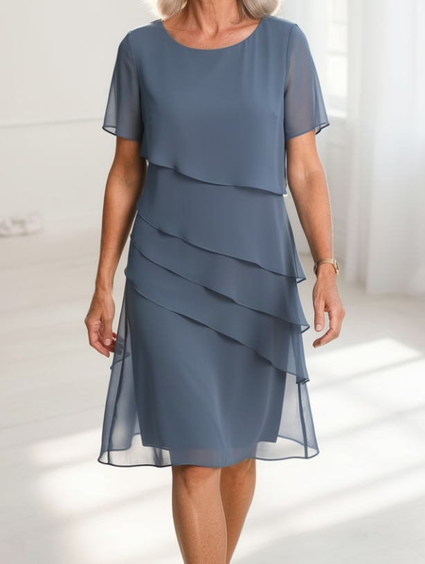 Maristelle | Vestido Elegante Noche Satinada