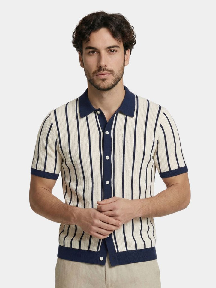 Atlantic Frame Knit Polo - Dalton & Rowe