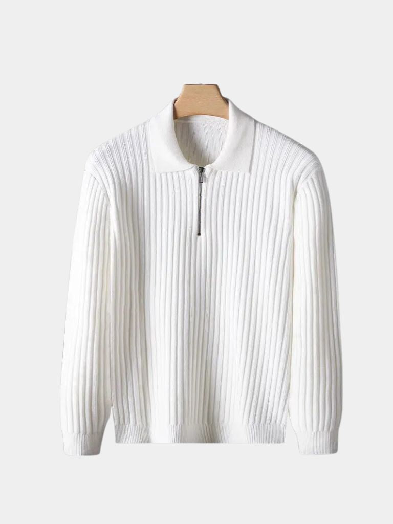 Alpine Riviera Knit Polo Pullover - Dalton & Rowe