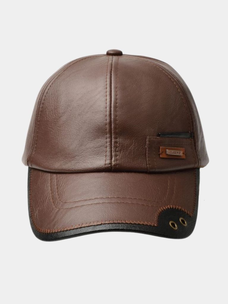 Rustic Crown Leather Cap - Dalton & Rowe