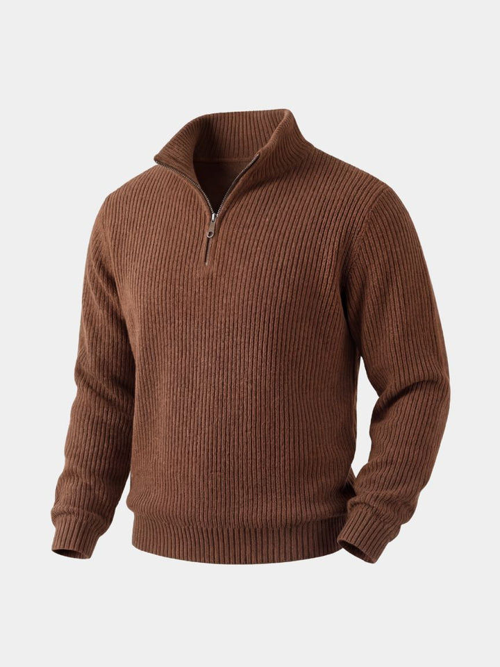Classic Highland Quarter-Zip Sweater - Dalton & Rowe