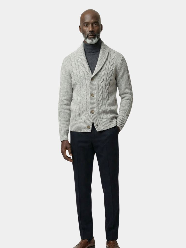 Men's Elegant Knit Cardigan - Dalton & Rowe