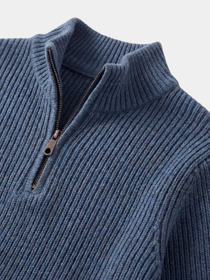 Classic Highland Quarter-Zip Sweater - Dalton & Rowe