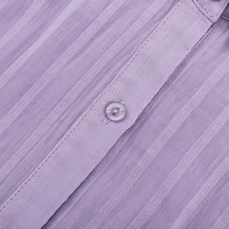 Viola - Conjunto de Camisa Botonada y Shorts Aireados
