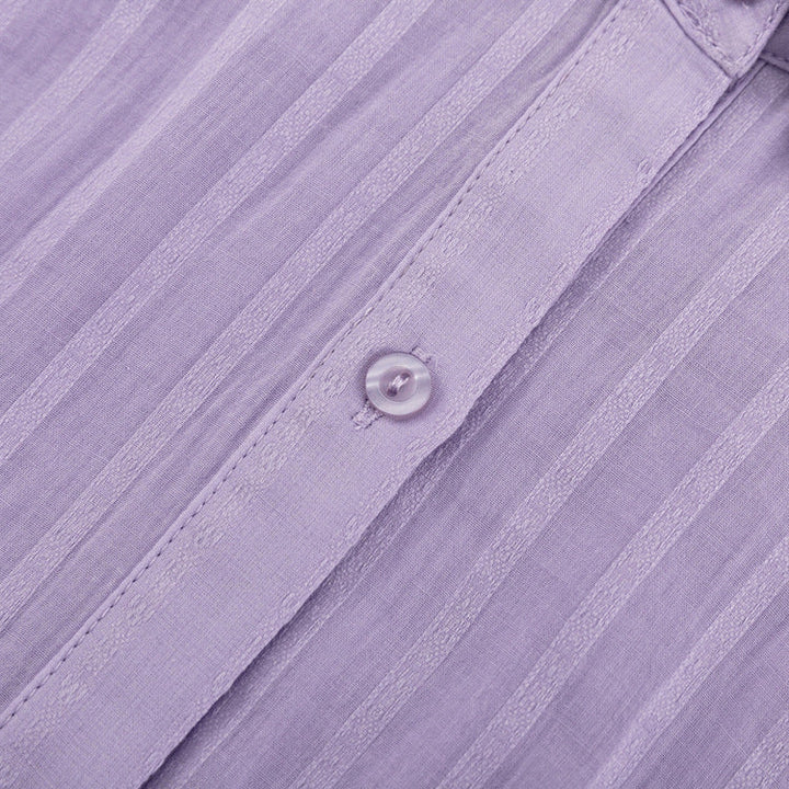 Viola - Conjunto de Camisa Botonada y Shorts Aireados
