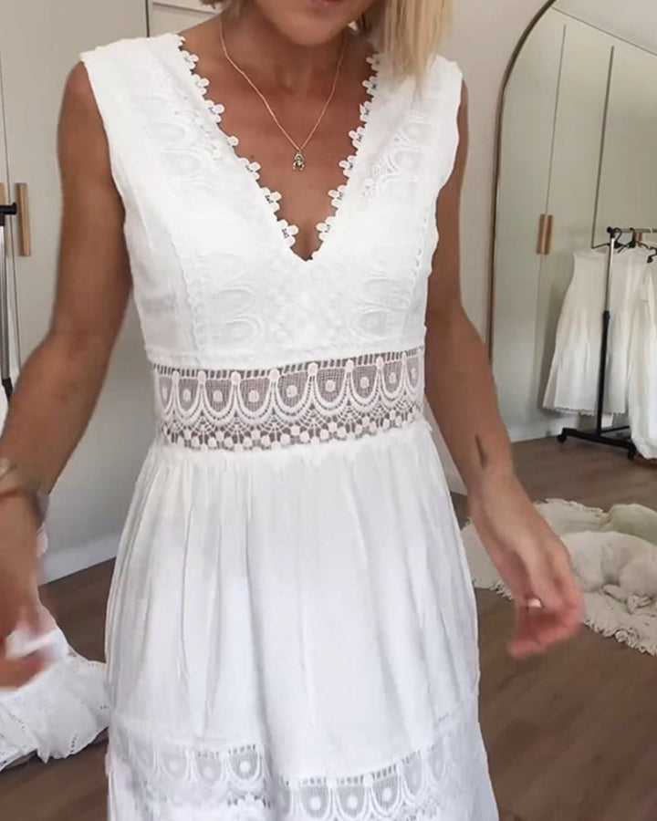 Amandine | Vestido Maxi Encaje