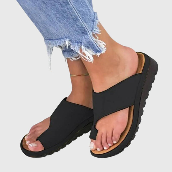 Juliette | Mules Ortopédicas Minimalistas con Plataforma