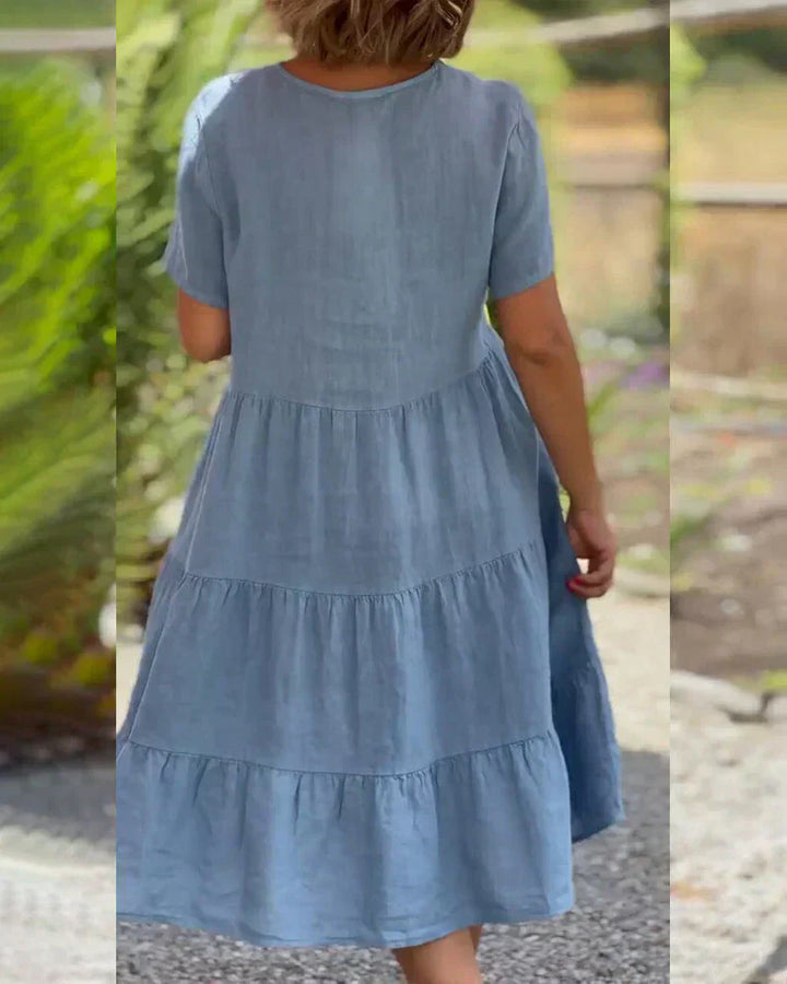 Anaëlle | Vestido Midi Fluido