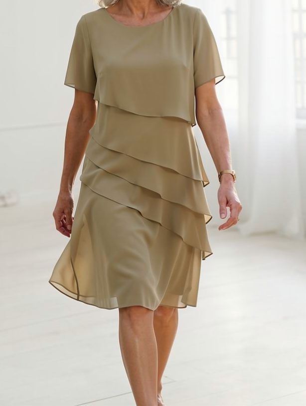 Maristelle | Vestido Elegante Noche Satinada