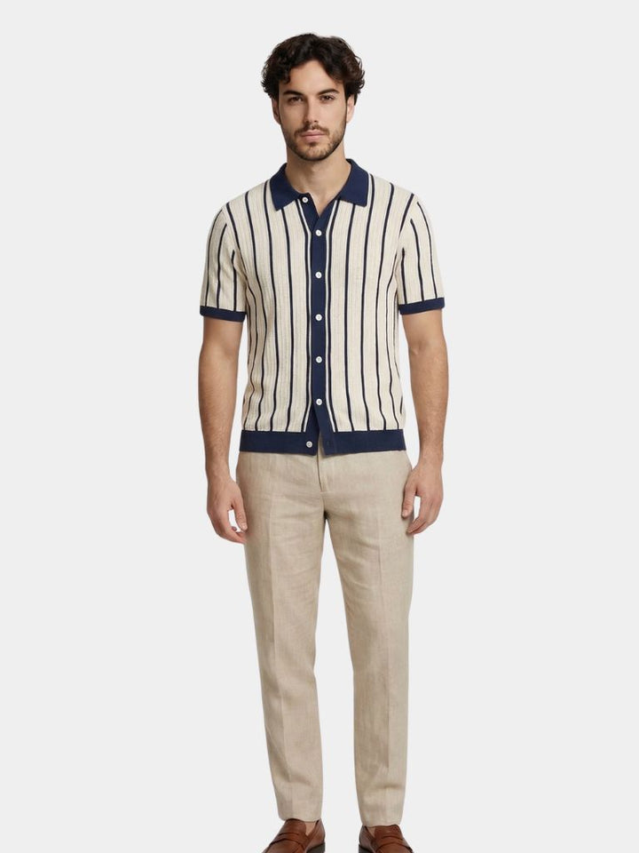 Atlantic Frame Knit Polo - Dalton & Rowe