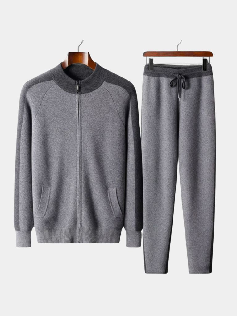 Navy Heritage Cashmere Set - Dalton & Rowe