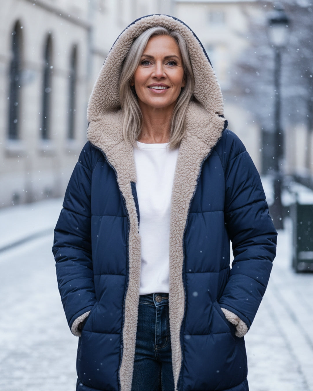 Eleanor - Abrigo Reversible Elegante