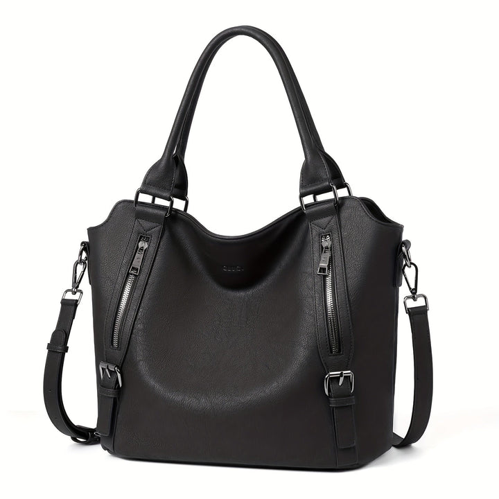Laurine | Bolsa Tote Elegante Multi-Zips
