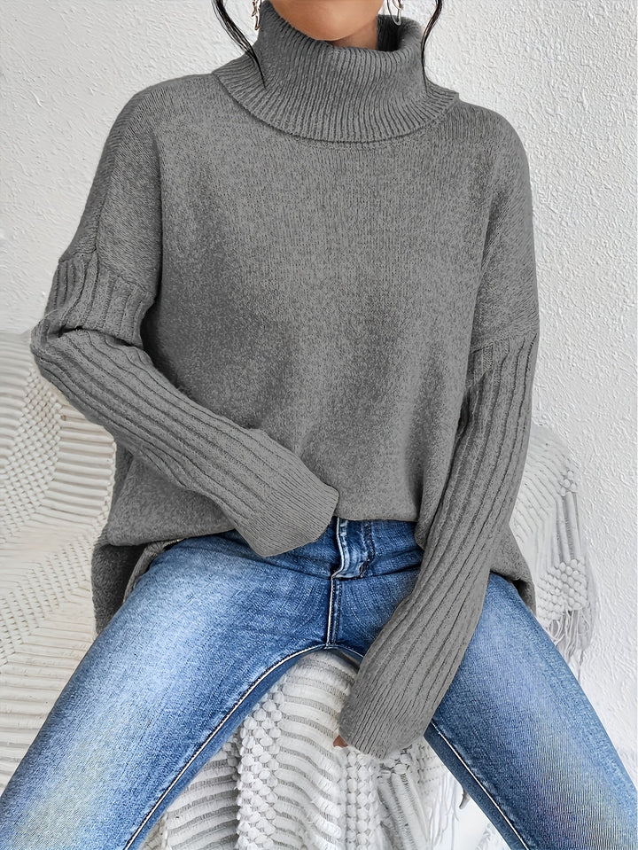 Gabrielle | Suéter de Cuello Alto Amplio