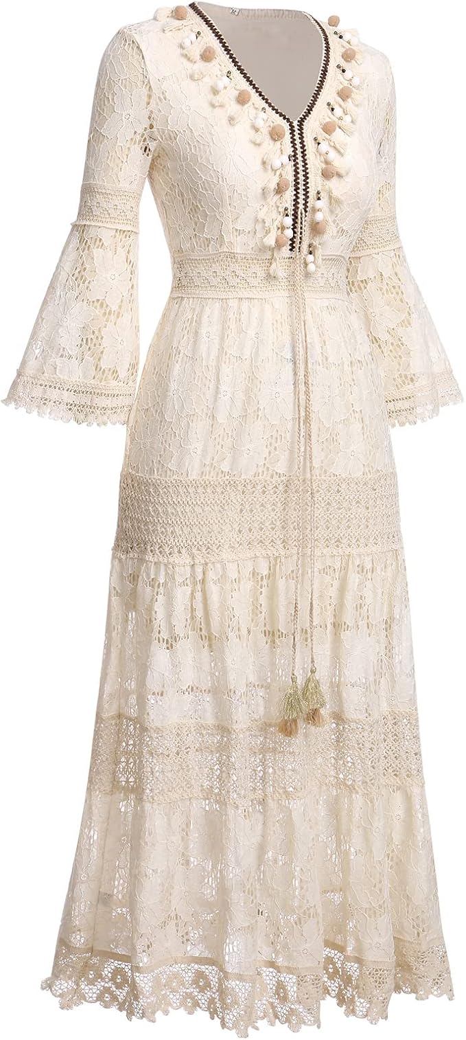 Anaëlle | Vestido Maxi Romántico