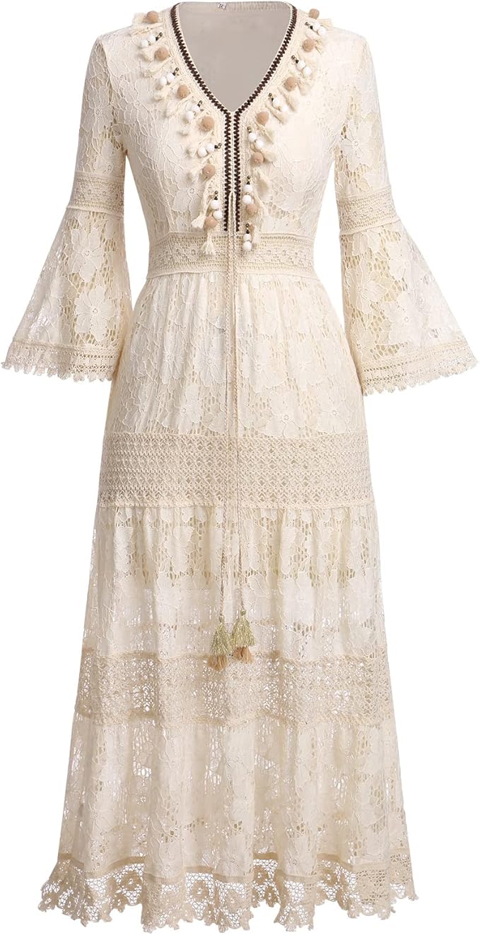 Anaëlle | Vestido Maxi Romántico