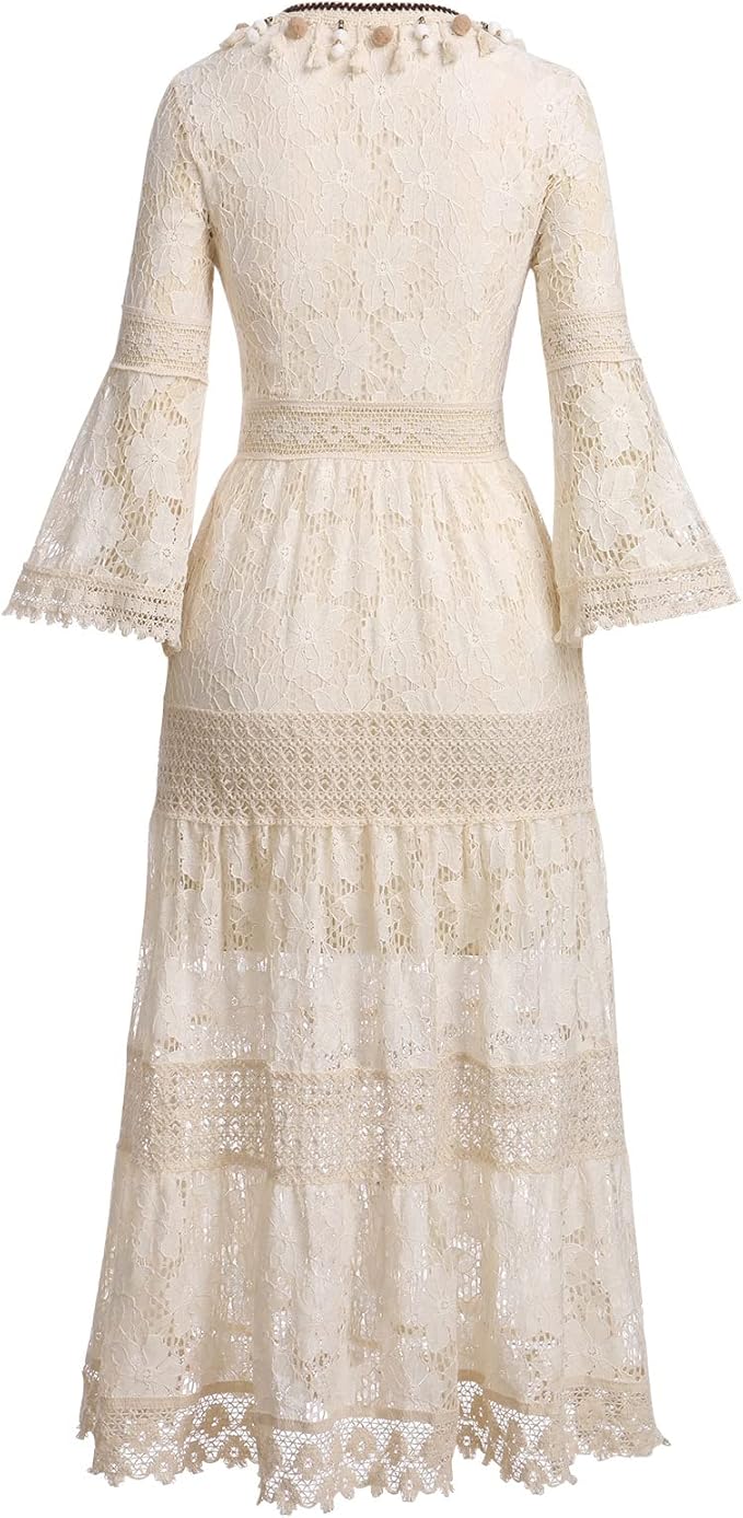Anaëlle | Vestido Maxi Romántico