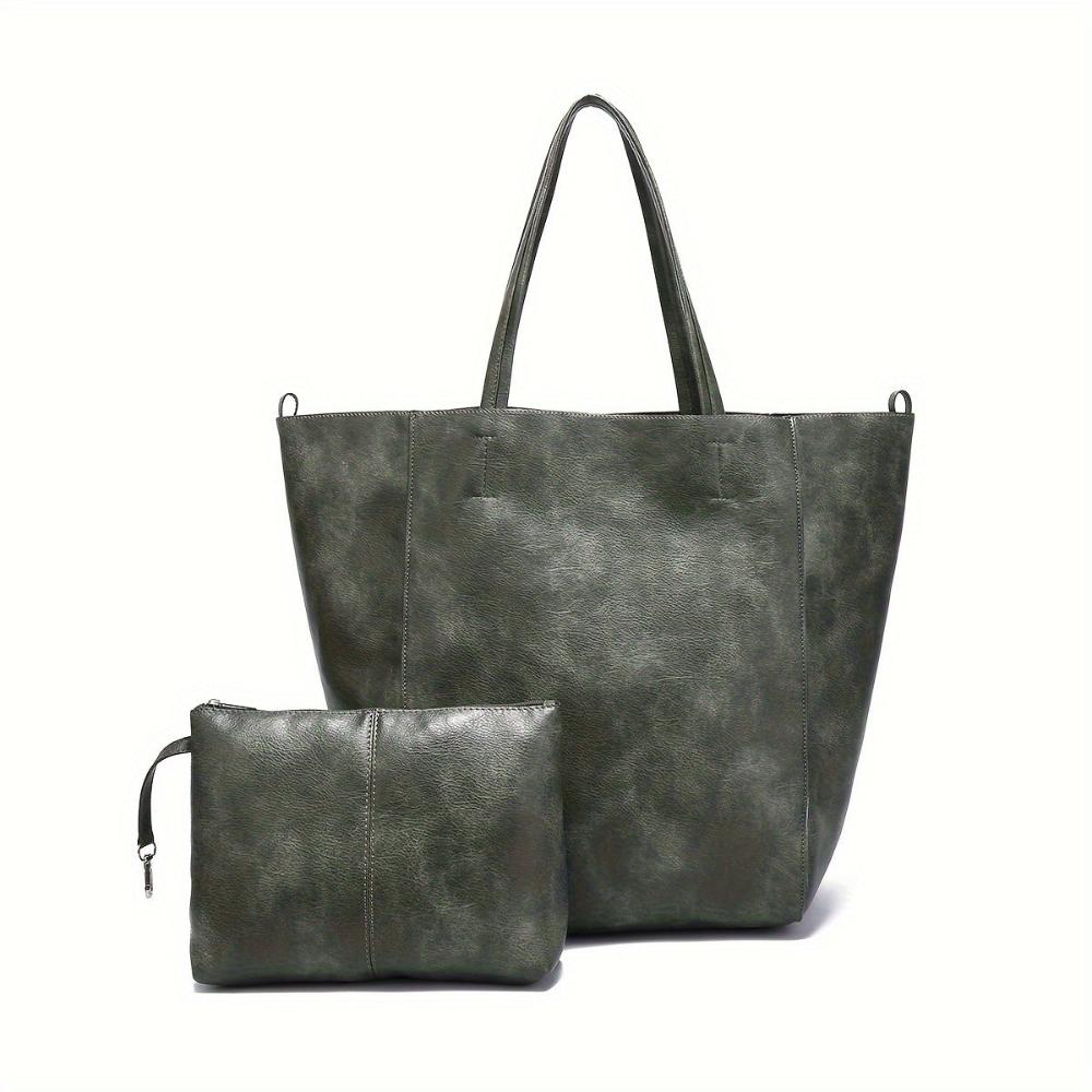 Suavidad Retro de Renee | Bolsa Tote de Gran Capacidad