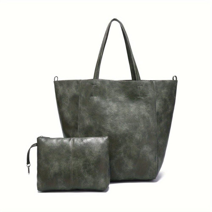 Suavidad Retro de Renee | Bolsa Tote de Gran Capacidad