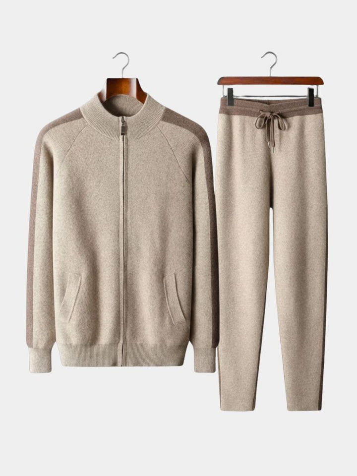 Navy Heritage Cashmere Set - Dalton & Rowe