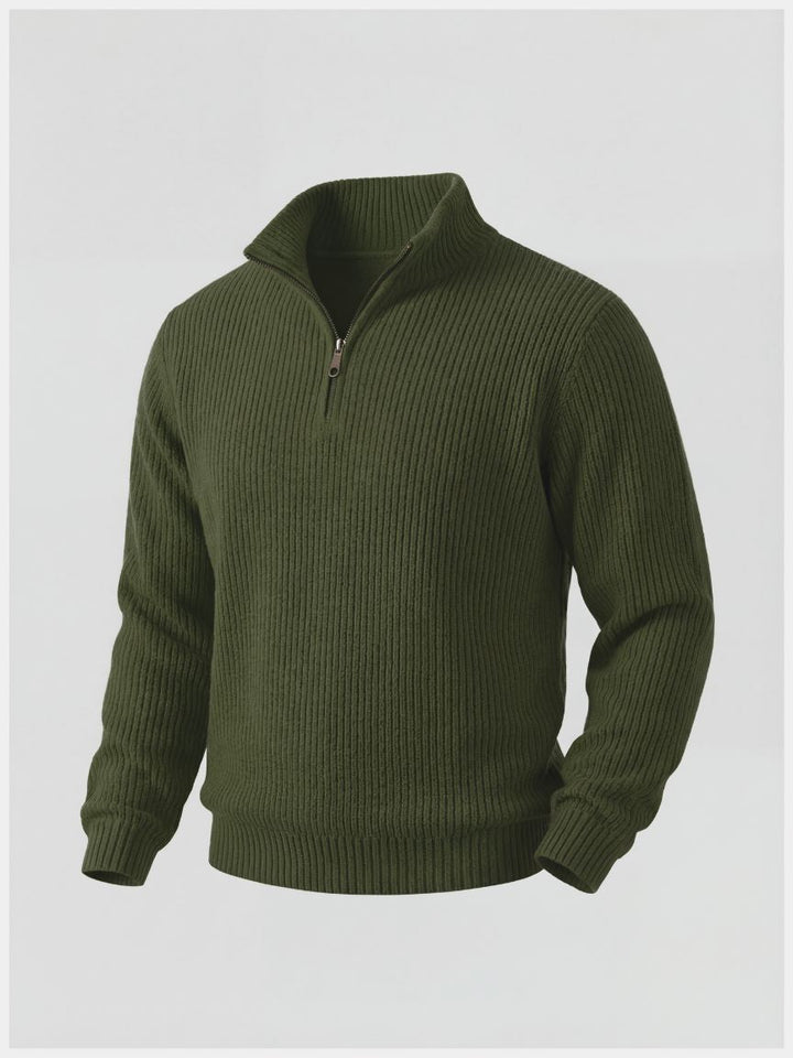 Classic Highland Quarter-Zip Sweater - Dalton & Rowe