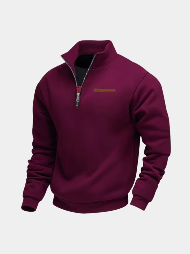 Slate Urban High Collar Pullover - Dalton & Rowe