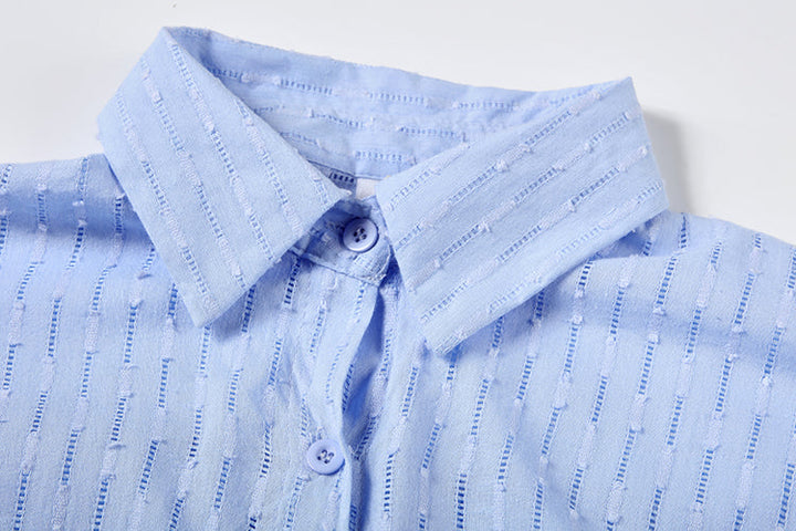 Elizabeth - Conjunto de Camisa y Shorts Ligeros
