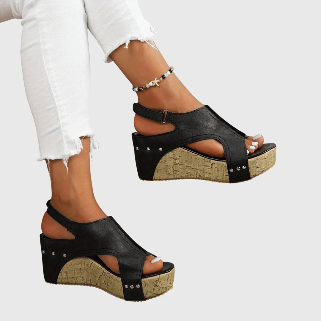 Émilie | Sandalias Ortopédicas con Cuña
