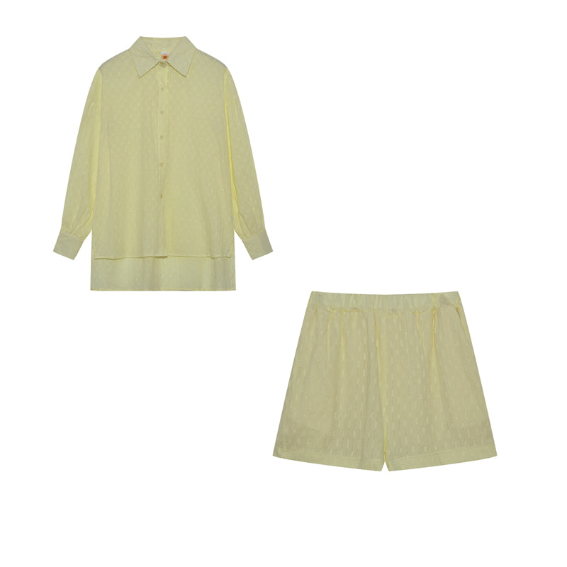 Elizabeth - Conjunto de Camisa y Shorts Ligeros
