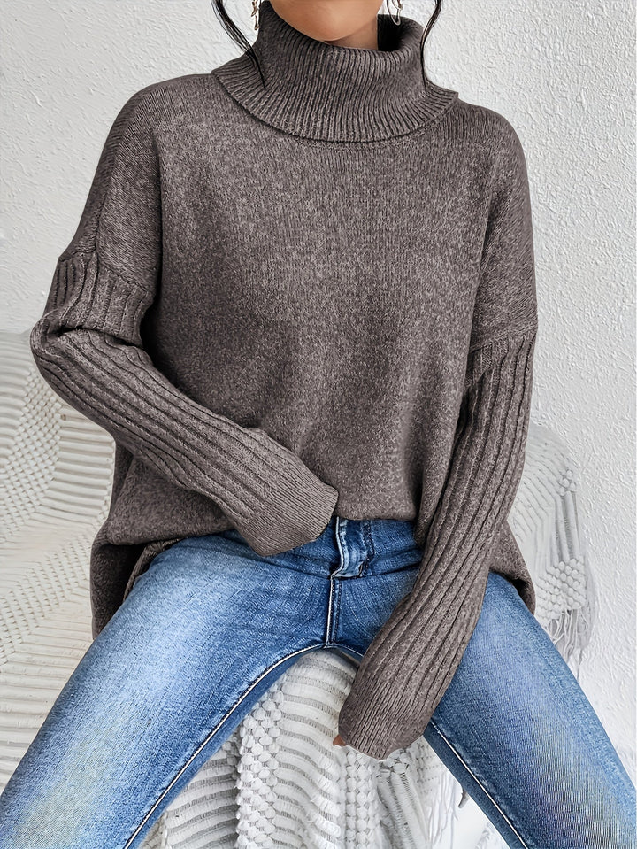 Gabrielle | Suéter de Cuello Alto Amplio