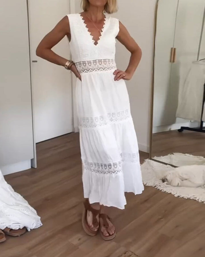 Amandine | Vestido Maxi Encaje