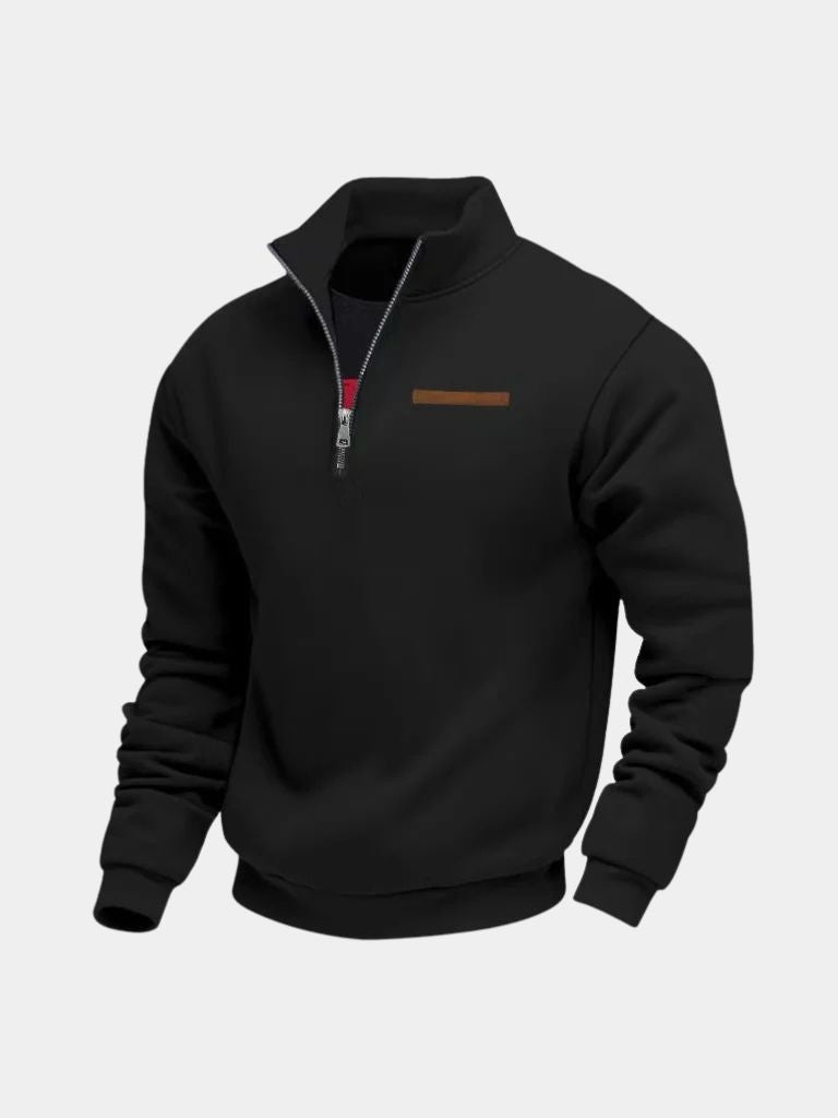 Slate Urban High Collar Pullover - Dalton & Rowe
