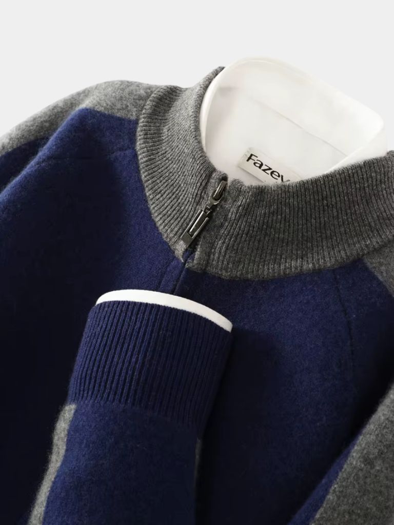 Navy Heritage Cashmere Set - Dalton & Rowe