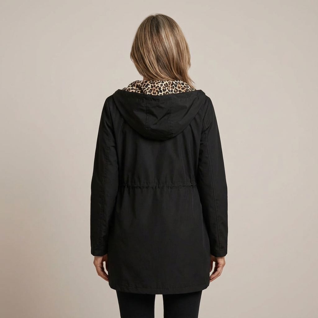 Léa - Abrigo Elegante de Leopardo