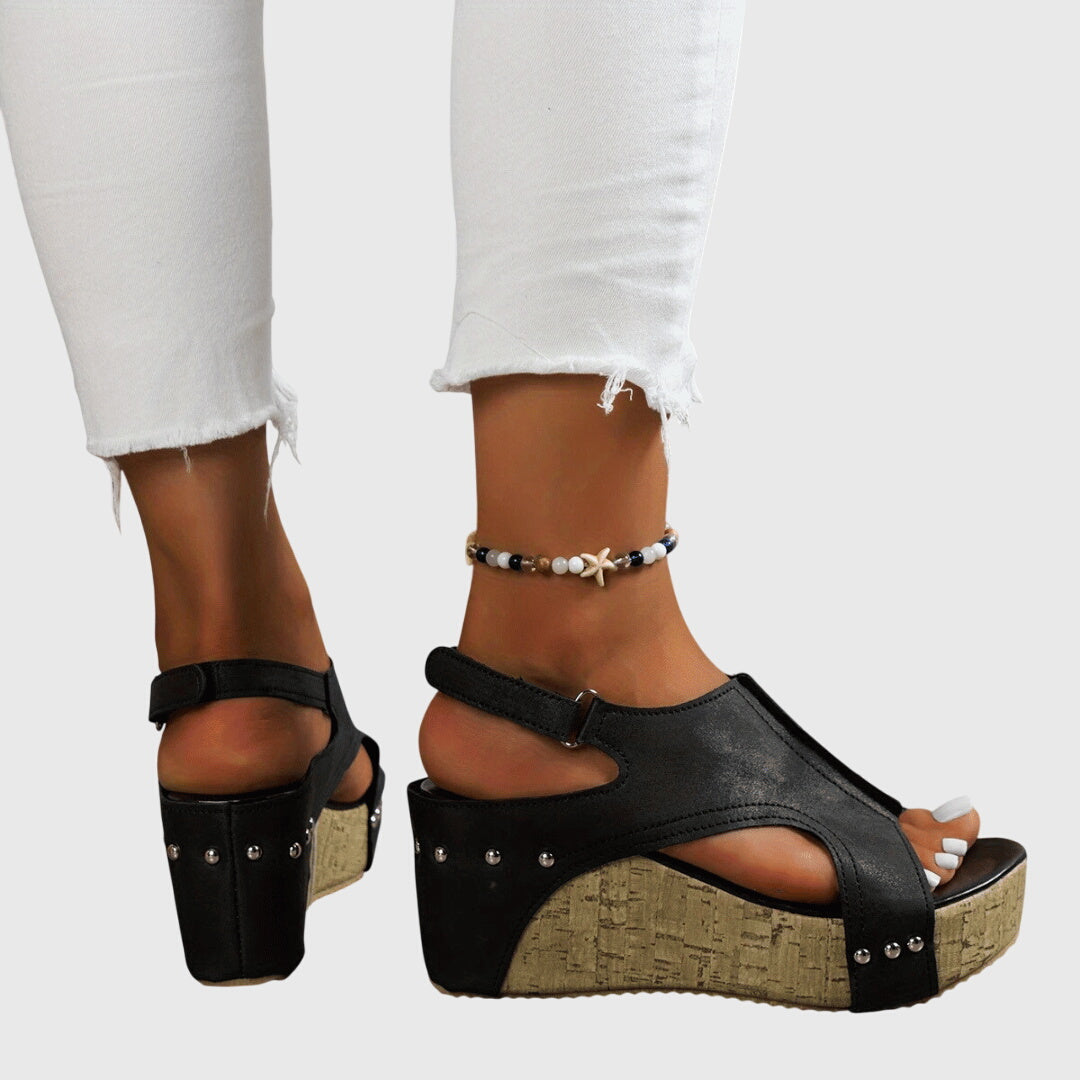 Émilie | Sandalias Ortopédicas con Cuña