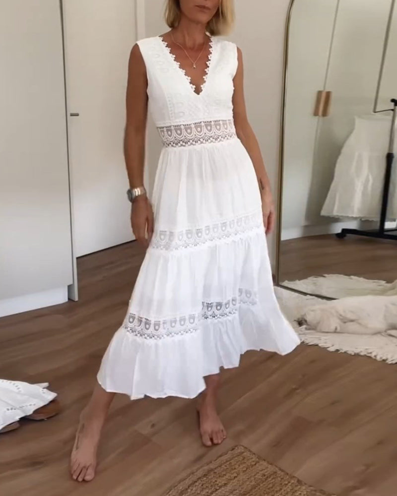 Amandine | Vestido Maxi Encaje