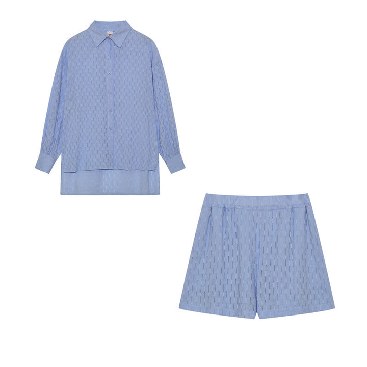 Elizabeth - Conjunto de Camisa y Shorts Ligeros