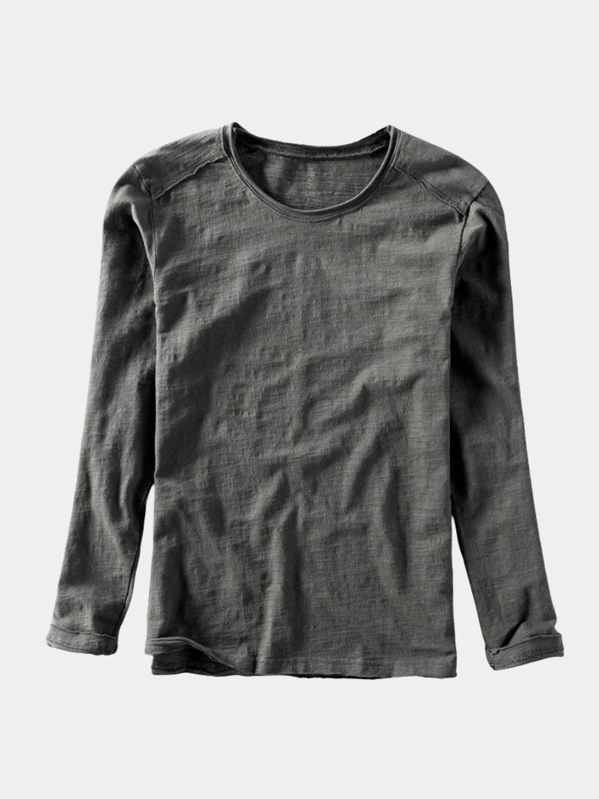 Essential Vintage Cotton Long Sleeve Tee - Dalton & Rowe